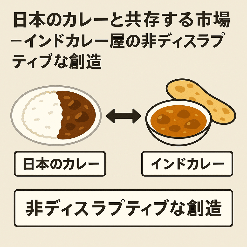 日本のカレーと共存するインドカレー屋さん｜差別化戦略の実例
