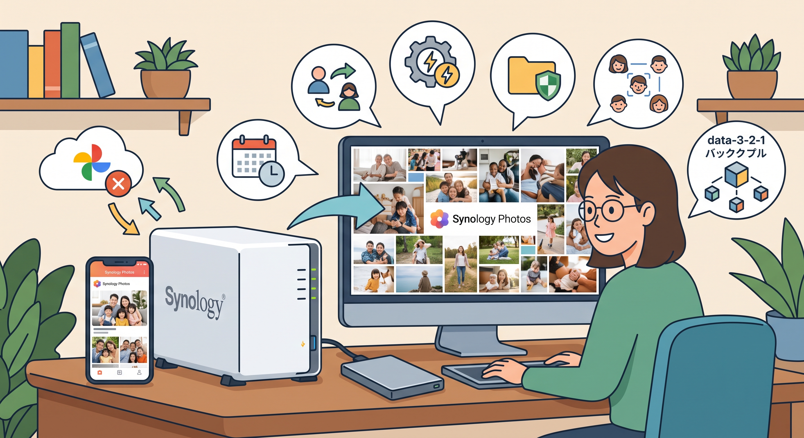 Synology Photos 実践ガイド｜Googleフォトを卒業して写真を自分のNASで管理する